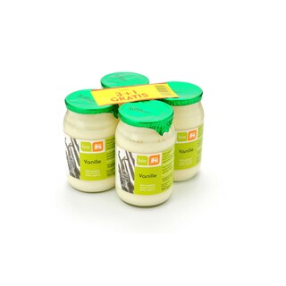 Delhaize | Bio | Vanille | Yaourt maigre | 3+1 gratuit | Bio 