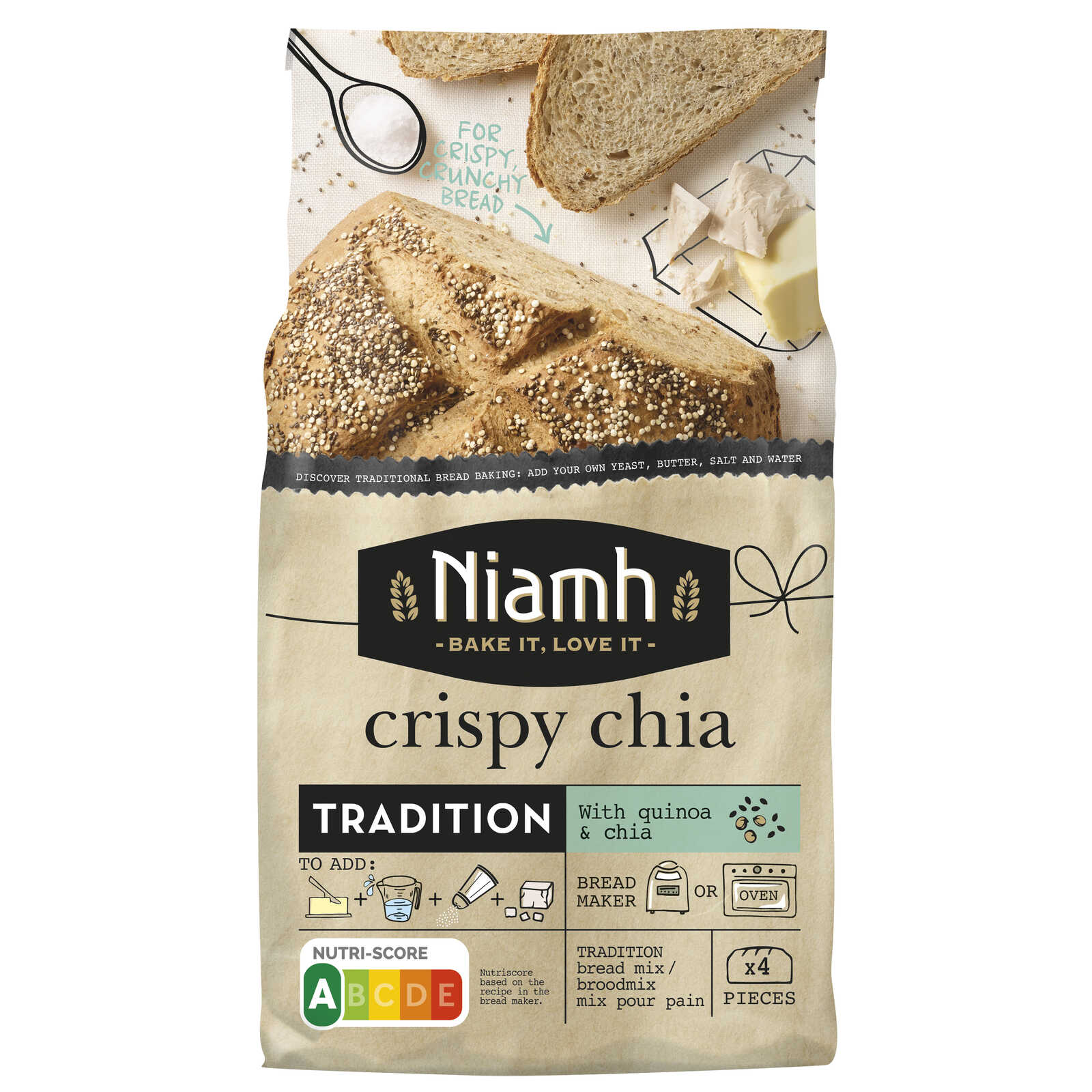 Niamh Mix | Crispy | Chia | Voor brood