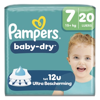 Pampers | Baby Dry | Langes | Taille 7 20 pc