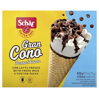 Schär | Crème glacée | Cône | Sans gluten 