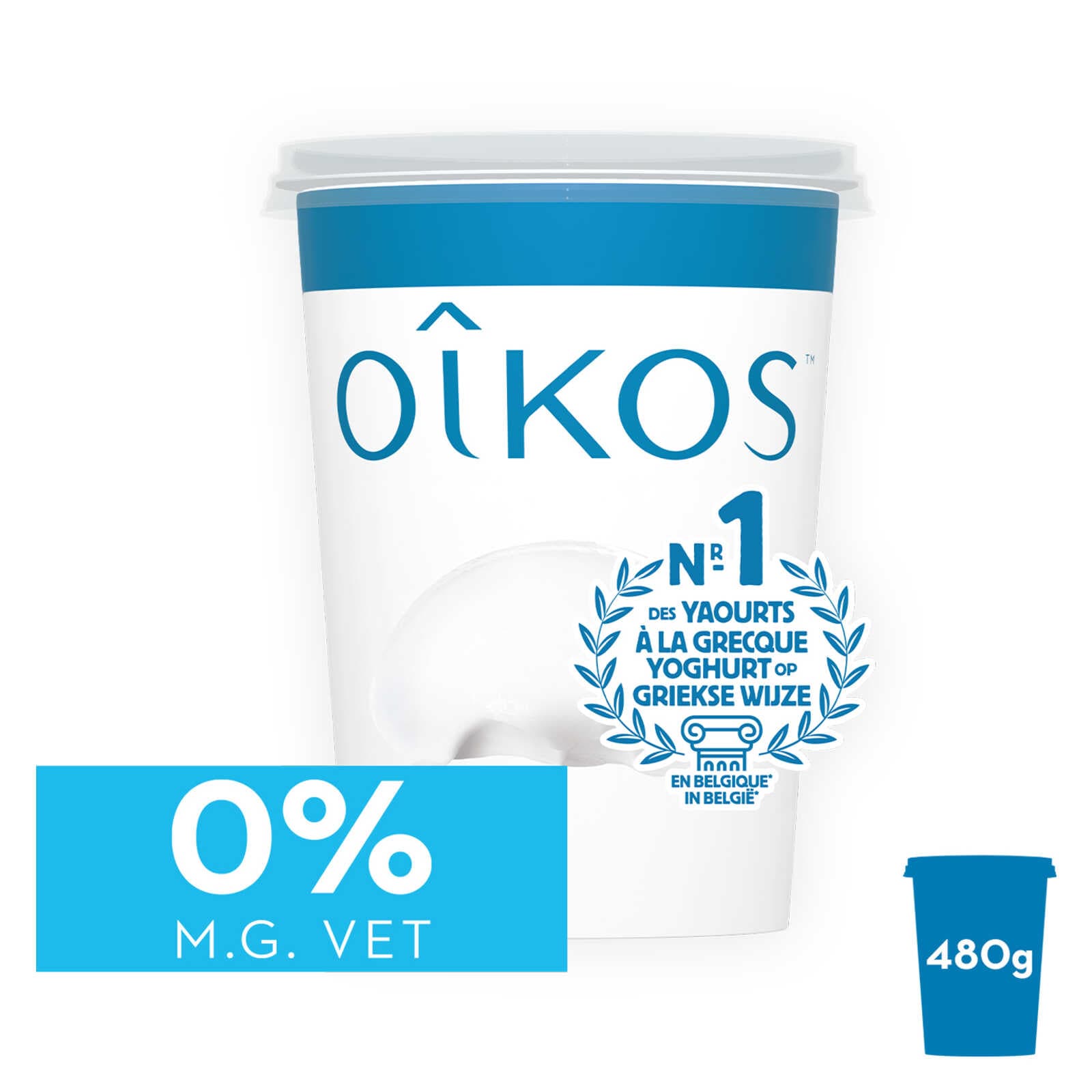 Oikos Yoghurt | Natuur | 0% | Griekse wijze