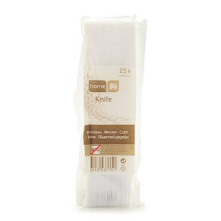 Delhaize | Couteau | Blanc | Plastique 