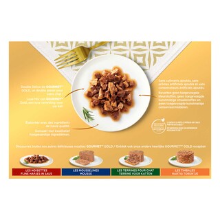 Gourmet | Gold | Kattenvoeding | Luxe Mix | Vis 