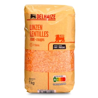 Delhaize | Lentilles | Rouges 