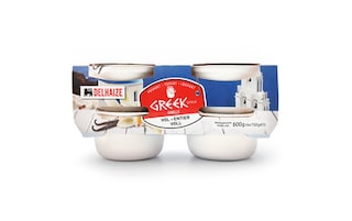 Delhaize | Yoghurt | Griekse stijl | Vol| Vanille 4 x 150 gr
