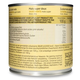 Delhaize | Maïs | Sweet 285 gr