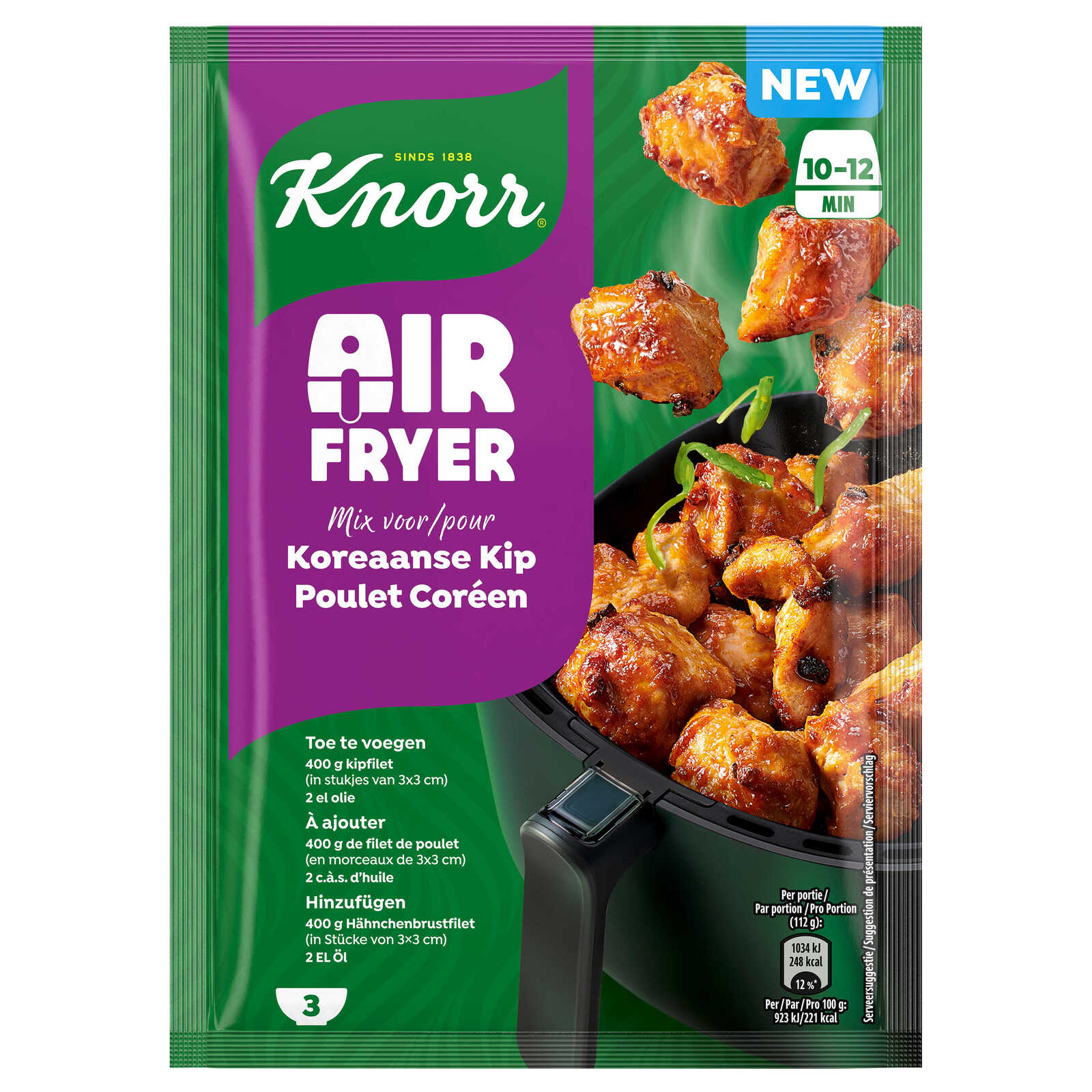 Knorr Kruiden | Airfryer | Koreaanse | Kip