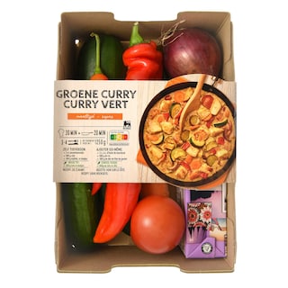 Delhaize | Maaltijdbox | Groene curry 