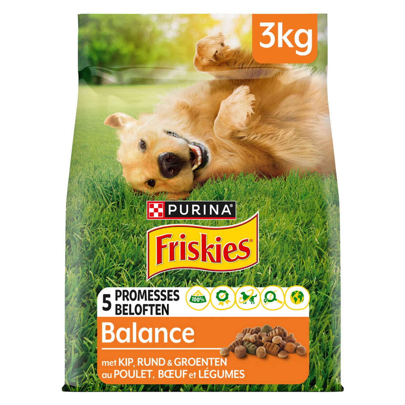 Friskies Hondenvoeding | Adult | Brokjes | Kip