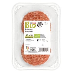 Delhaize | Bio | Burger de poulet | Bio +/- 250 gr