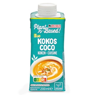 Delhaize | Plant-Based | Crème | Noix de coco | Bio 