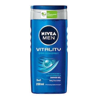 Nivea | For Men | Gel douche | Vitality fresh 