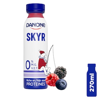 Skyr | Yaourt à boire | Fruits rouges