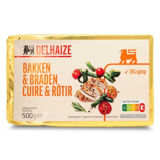 Delhaize | Margarine | Cuire et rôtir | 78% m.g. 