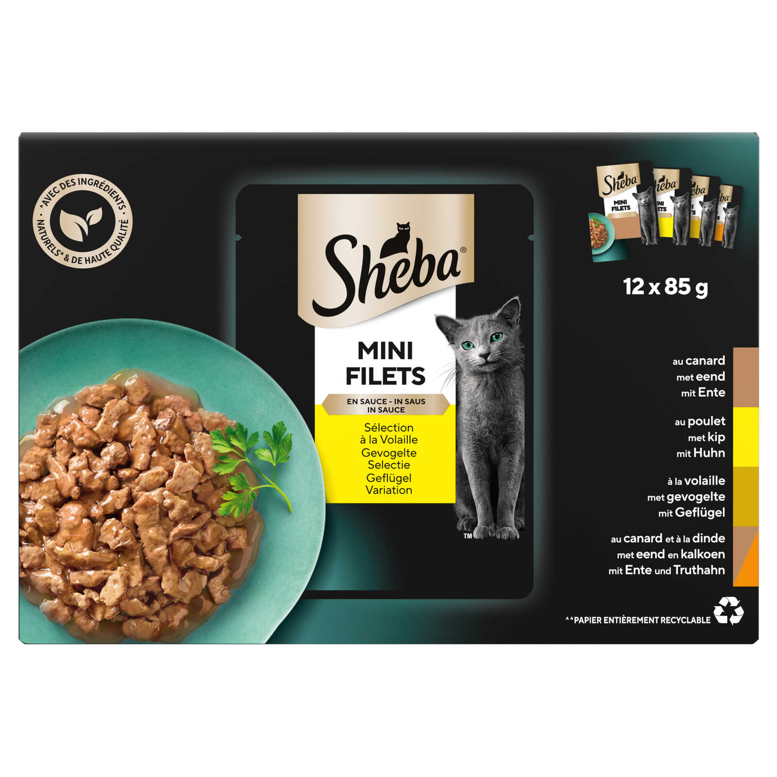 Sheba Kattenvoeding | Saus | Gevogelte