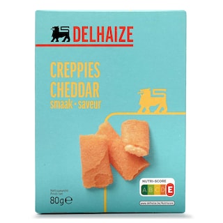 Delhaize | Creppies | Cheddar 80 gr