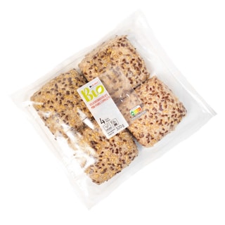 Delhaize | Bio | Petits pains | Graines de lin | Bio 4 x 80 gr