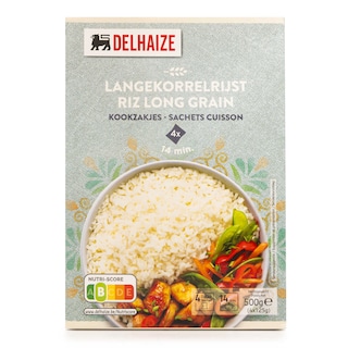 Delhaize | Rijst | Langkorrel | 4X125G 