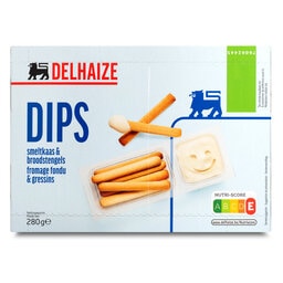 Delhaize | Dips | Kids | Fromage fondu & gressins 