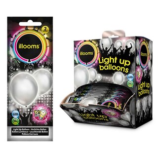 Illooms | Led Balloons | Argent | 2 pièce 