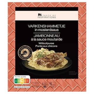 Taste of Inspirations | Jambonneau Porc | Moutarde | Purée chicon 