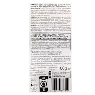 Delhaize | Hespenworst 100 gr