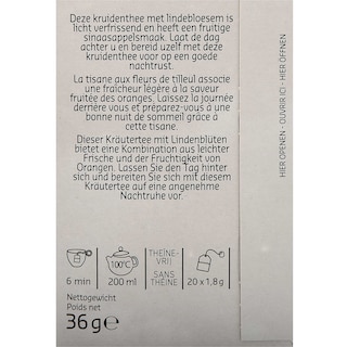 Delhaize | Bio | Kruidenthee | Goodnight | Zakjes | Bio 20 x 1,8 gr
