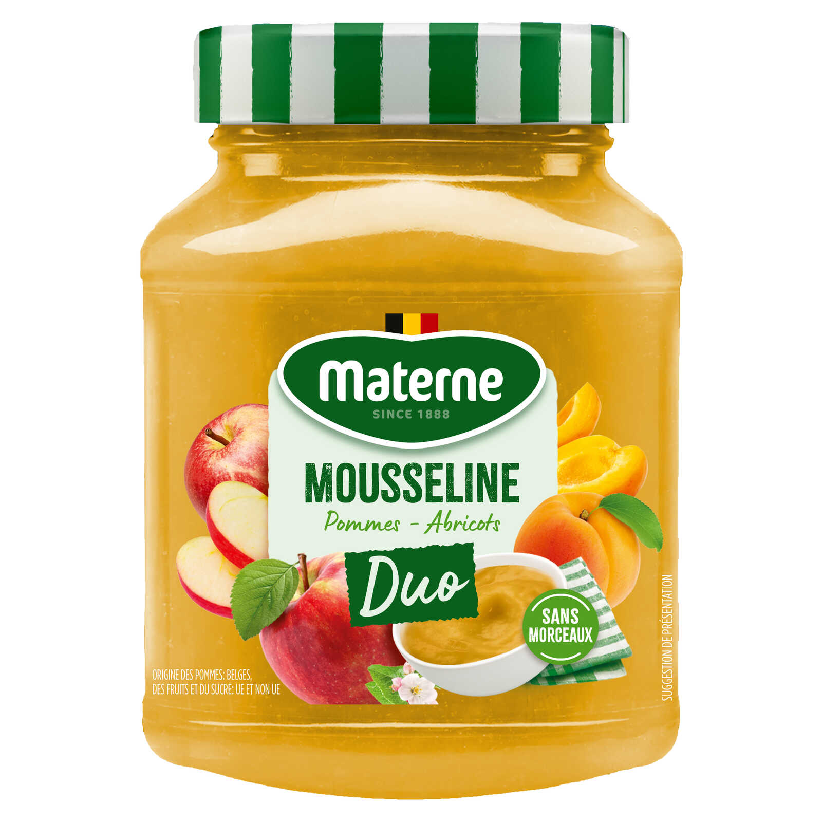 Materne Mousseline | Appel | Abrikoos