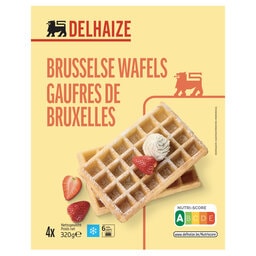 Delhaize | brusselse wafels 4 st 