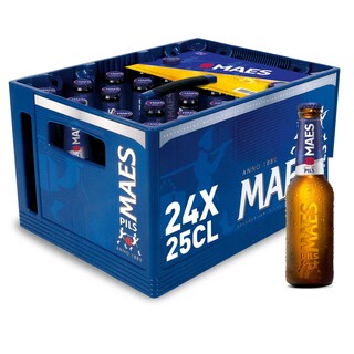 Maes | Blond bier | Pils | 5,2% ALC. | Bak 