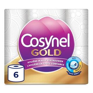 Cosynel | Papier Toilette | Gold | Quattro | Eco 6 pc