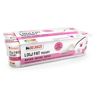 Delhaize | Yaourt | Nature | Maigre | Sucré 8 x 125 gr