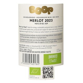 BOOP | Best Of Our Planet | Merlot | Bio 