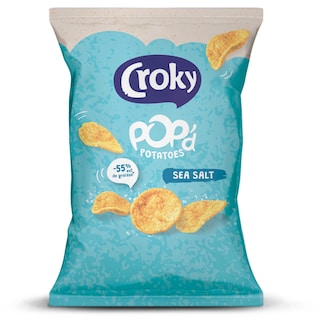 Croky | Gepofte Aardappelchips | Zee Zout 