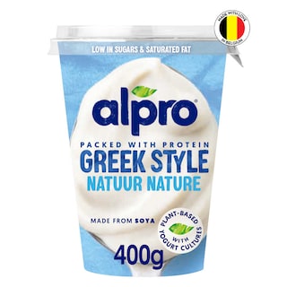 Alpro | Plantaardige yoghurt | Griekse stijl | Natuur 400 gr