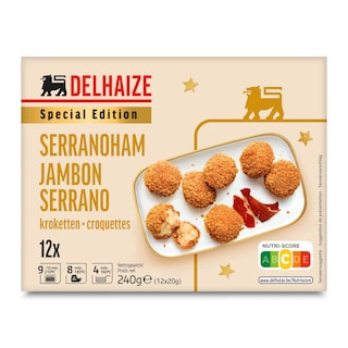 Delhaize | Croquettes | Serrano Jambon 12 x 20 gr