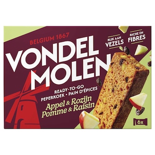 Vondelmolen | Peperkoek | Repen | Appel-rozijn 