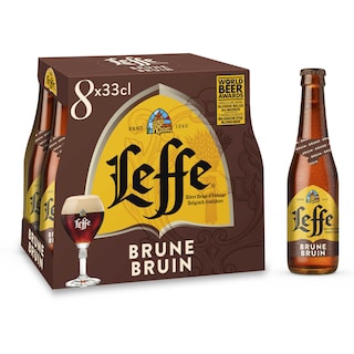 Leffe | Bière d'abbaye | Brune | 6,5% alc | Bouteille 
