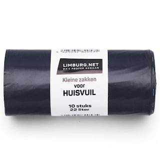 Limburg.net | Huisvuilzakken | grijs | 22L 