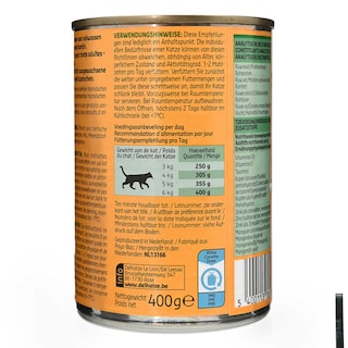 Delhaize | Aliment chat | Terrine | Lapin 