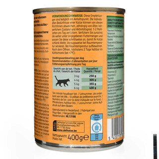 Delhaize | Aliment chat | Terrine | Lapin 