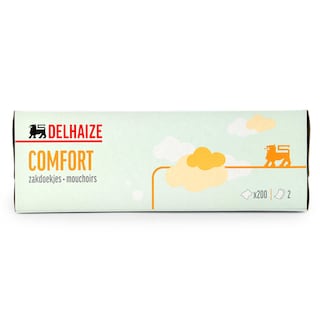 Delhaize | Mouchoirs | Boite | 2-plis 200 pc