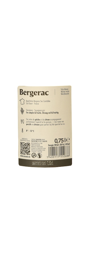 Delhaize | Bergerac Sec 75 cl