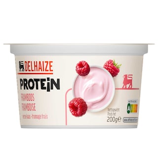 Delhaize | Proteïne kwark | Framboos 