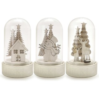 Delhaize | Boule de Noël | plastique | led 