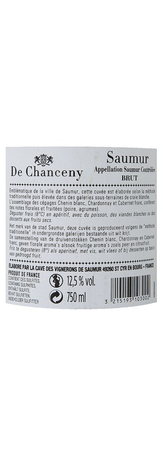 De Chanceny | Saumur | Brut 75 cl