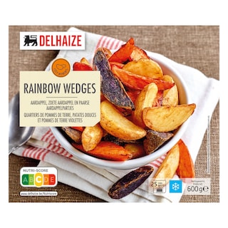 Delhaize | Rainbow | Wedges 600 gr