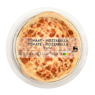 Delhaize | Quiche | Tomaat | Mozzarella 