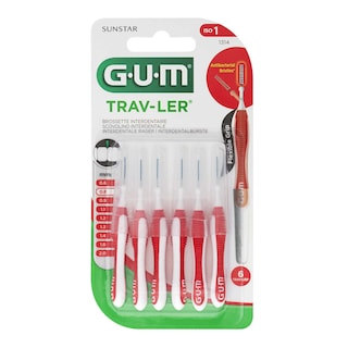 Gum | GUM® | Interdentale borstel |TRAV-LER® 0.8 mm 6 st 