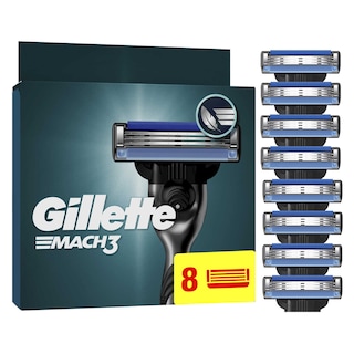 Gillette | Mach 3 | Mach3 | Mesjes |Basis | 8st 